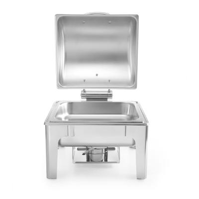 Chafing GN 2/3 vysoký lesk, HENDI, Profi Line, 6L, 395x405x(H)320mm | 470237